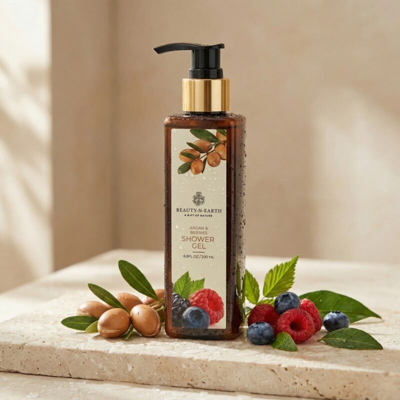 Argan & Berries Shower Gel, 200ml