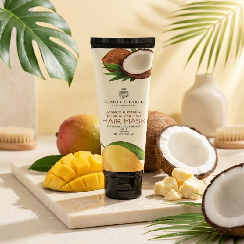 Mango Butter & Tropical Coconut Hair Mask, 150ml