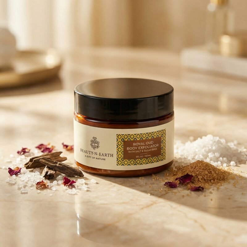 Royal Oudh Body Exfoliator with Salt & Sugar Base, 175ml