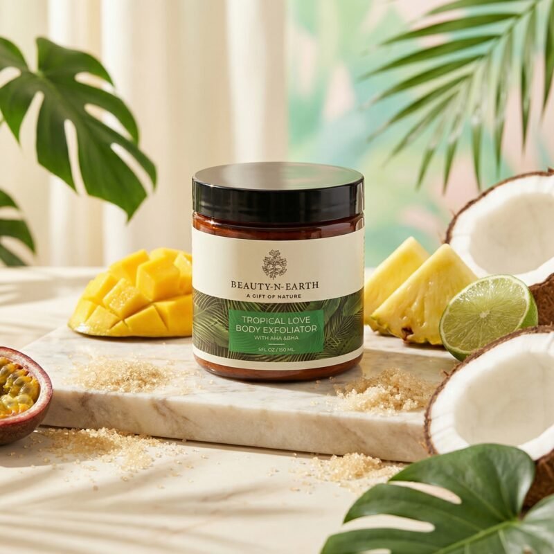 Tropical Love Body Exfoliator with AHA & BHA, 175ml