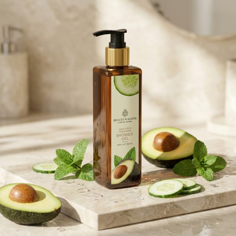 Avocado & Cucumber Shower Gel, 200ml